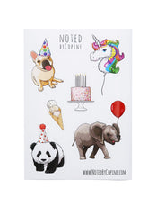 Load image into Gallery viewer, Birthday Sticker Sheet