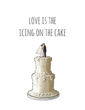 Load image into Gallery viewer, Love Wedding Cake
