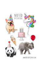 Load image into Gallery viewer, Birthday Sticker Sheet