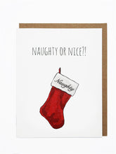 Load image into Gallery viewer, Naughty or Nice Stocking
