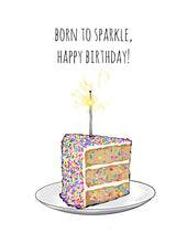 Load image into Gallery viewer, Born To Sparkle Birthday